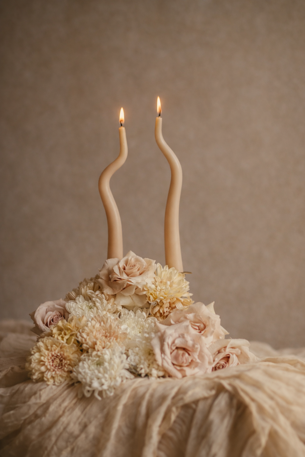 Velas abstractas decorativas para eventos