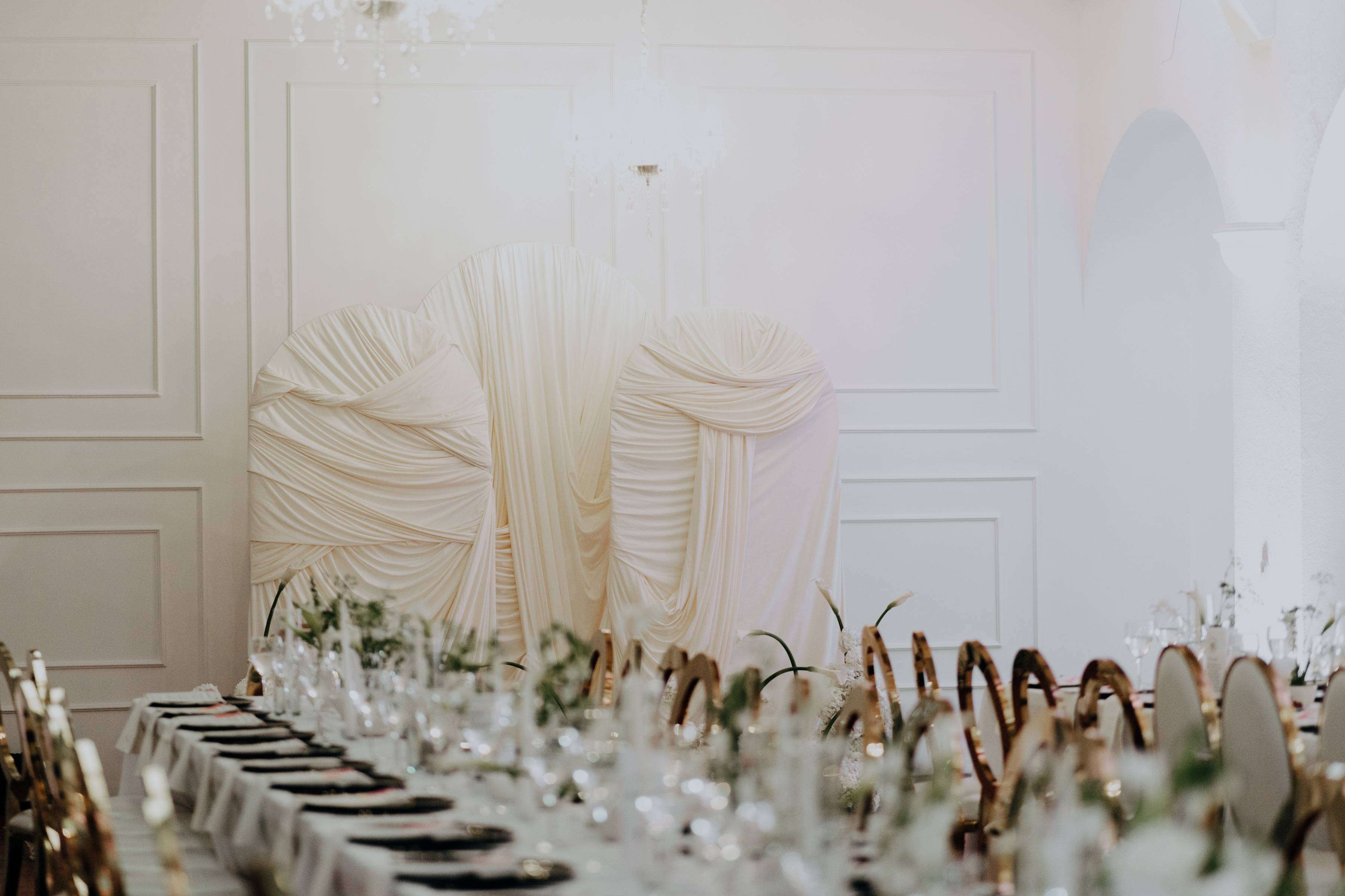 Botanical Reverie wedding ambience editorial design