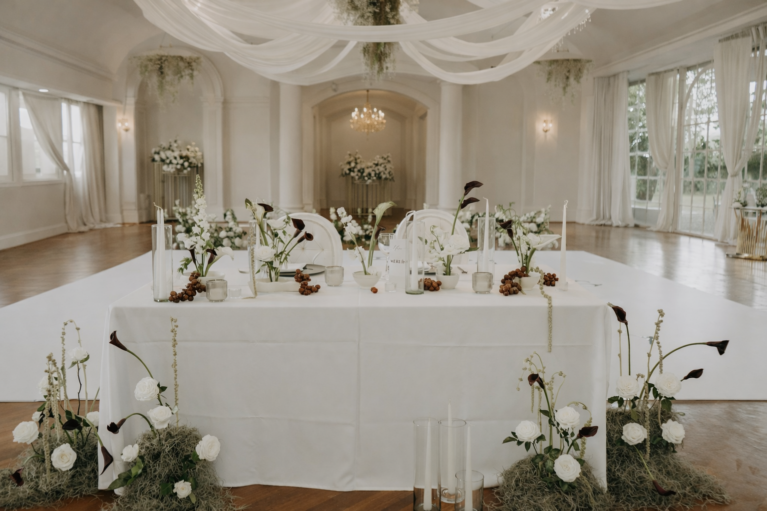 Botanical Reverie wedding venue design atmosphere